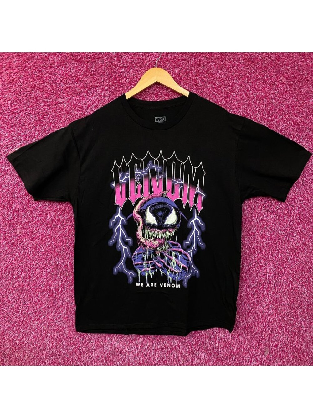 Marvel Venom Anti-Hero Symbiote We Are Venom Razor Teeth T-Shirt XL